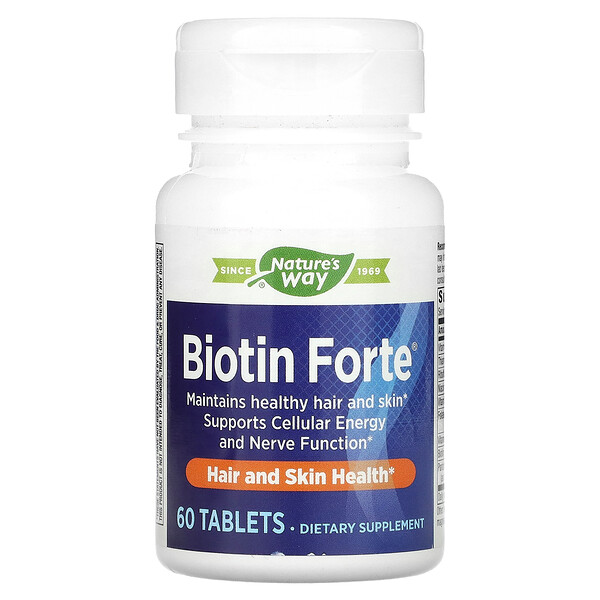 Biotin Forte, 60 Tablets Nature's Way