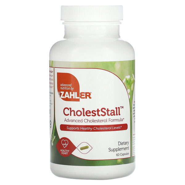 CholestStall, Advanced Cholesterol Formula, 60 Capsules Zahler