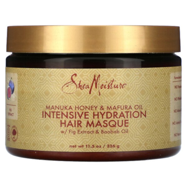 Manuka Honey & Mafura Oil, маска для интенсивного увлажнения волос, 11,5 унций (326 г) SheaMoisture