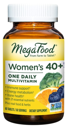 Women's 40+ One Daily Multivitamin for Women -- 60 Tablets (Таблетки) MegaFood