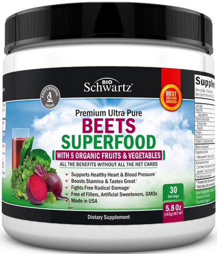 Beets Superfood Powder (Порошок) -- 5.8 oz (Унции) BioSchwartz