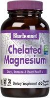 Хелатированный магний -- 60 растительных капсул Bluebonnet Nutrition