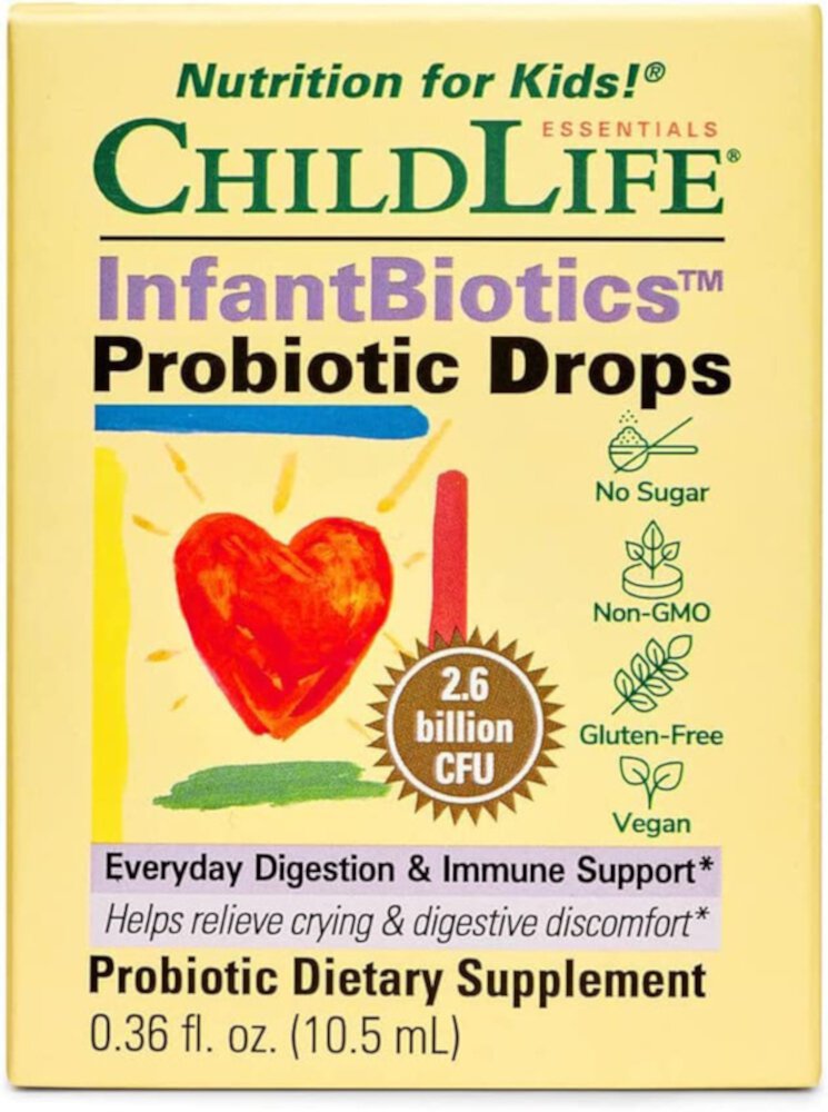 InfantBiotics Probiotic Drops (Капли) -- 0.27 fl oz (Жидкие унции) ChildLife