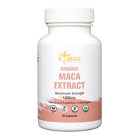 Maca Extract Capsules (Капсулы) - Organic -- 1300 mg - 60 Capsules Dr. Botanical Health