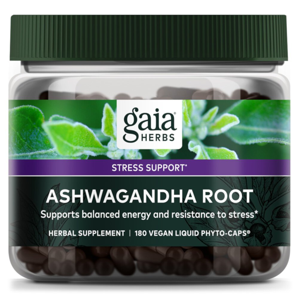 Ashwagandha Root -- 180 Vegan Liquid Phyto-Caps (Веганские жидкие фитокапсулы) Gaia Herbs