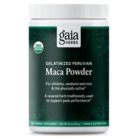 Maca Powder (Порошок) Gelatinized Peruvian -- 16 oz (Унции) Gaia Herbs