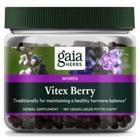 Vitex Berry Women -- 180 Vegan Liquid Phyto-Caps (Веганские жидкие фитокапсулы) Gaia Herbs