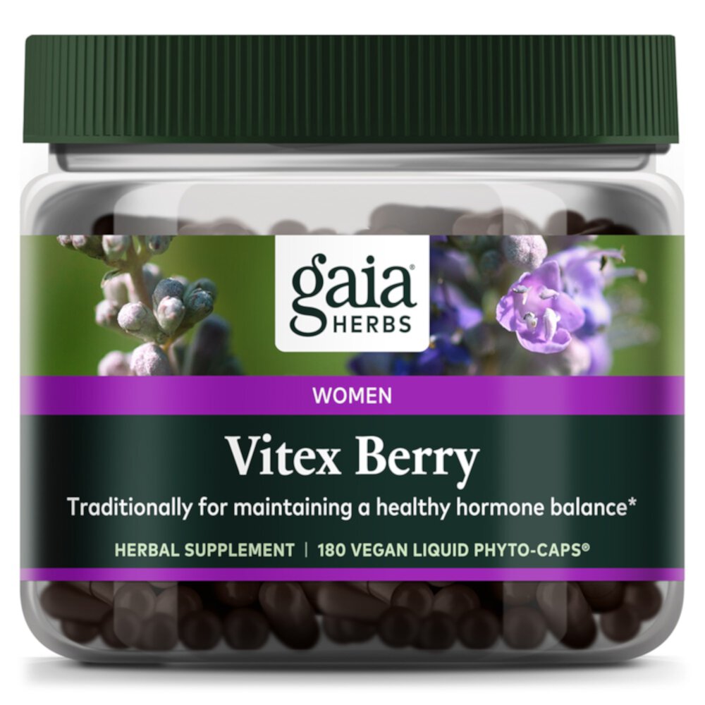 Vitex Berry Women -- 180 веганских жидких фито-капсул Gaia Herbs