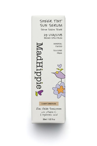 Сыворотка для загара Sheer Tint Sun Serum SPF 29 светлый-средний -- 1,02 жидких унций Mad Hippie