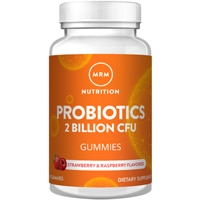 Probiotic Gummies (Жевательные конфеты) Strawberry & Raspberry -- 2 billion CFU - 60 Gummies MRM