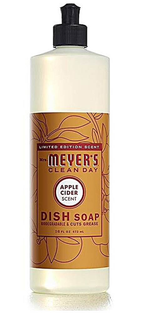 Clean Day Liquid Dish Soap Fall Scent Apple Cider -- 16 fl oz Mrs. Meyer's