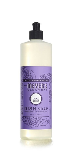 Жидкое мыло для мытья посуды Clean Day с весенним ароматом сирени, 16 жидких унций Mrs. Meyer's