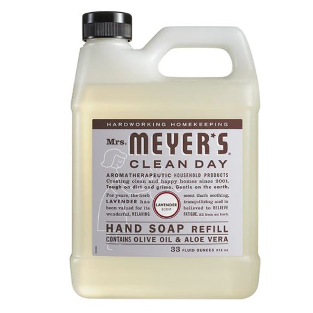 Сменный блок жидкого мыла для рук Clean Day, лаванда, 33 жидких унции Mrs. Meyer's