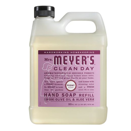 Жидкое мыло для рук Clean Day Refill с пионом -- 33 жидких унции Mrs. Meyer's