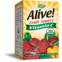 Alive! Vitamin C Drink Mix Powder (Порошок) - Made with Acerola -- 4.23 oz (Унции) Nature's Way