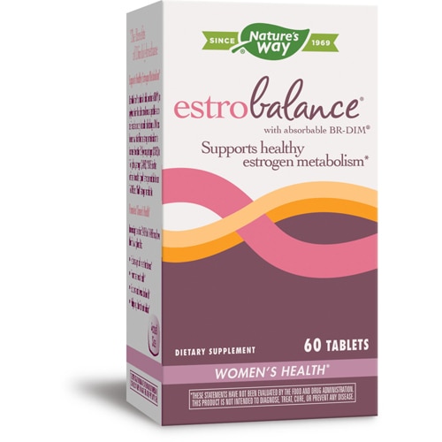 Estrobalance - с рассасывающимся BR-DIM - женское здоровье - 60 таблеток Nature's Way