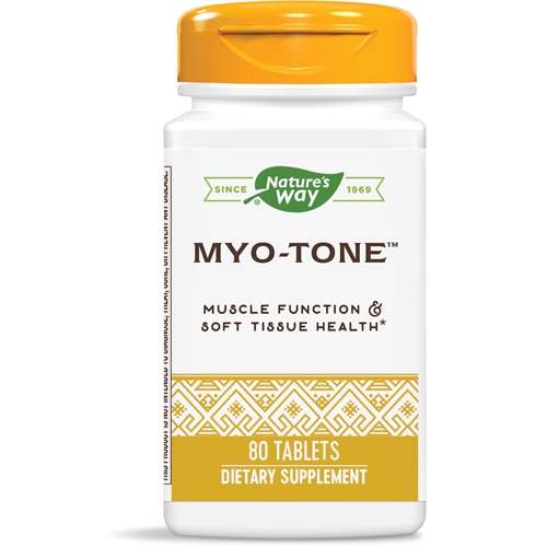 Myo-Tone - поддерживает функцию мышц и здоровье мягких тканей - 80 таблеток Nature's Way