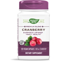 Premium Blend Cranberry — 400 мг на порцию — 120 веганских капсул Nature's Way