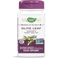 Экстракт оливкового листа премиум-класса — 250 мг на порцию — 60 веганских капсул Nature's Way