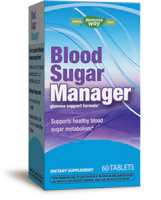 Blood Sugar Manager - Vitamins B6 B12 Magnesium Zinc -- 60 Tablets (Таблетки) Nature's Way