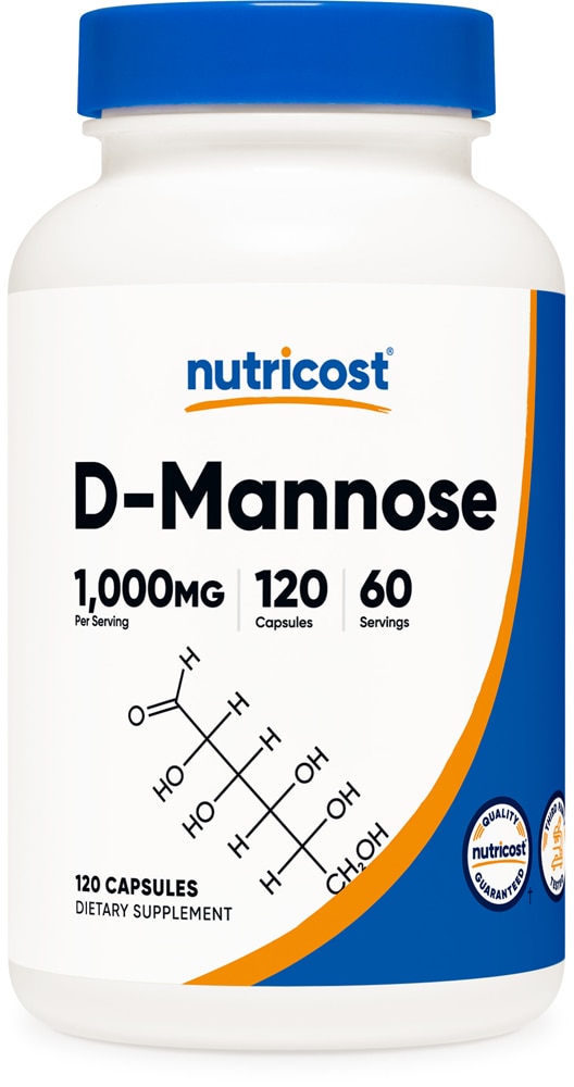 D-манноза — 2 г — 1,1 фунта Nutricost