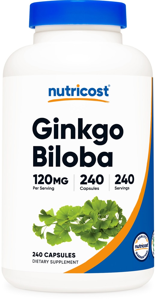 Гинкго Билоба - 120 мг - 240 капсул - Nutricost Nutricost
