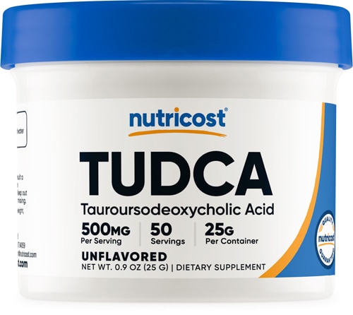 Порошок Tudca - тауроурсодеоксихолевая кислота без вкуса 500 мг - 50 порций Nutricost