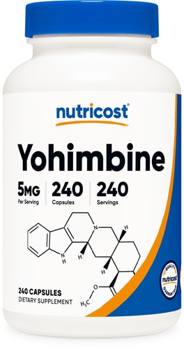 Yohimbine HCL -- 5 mg - 240 Capsules (Капсулы) Nutricost