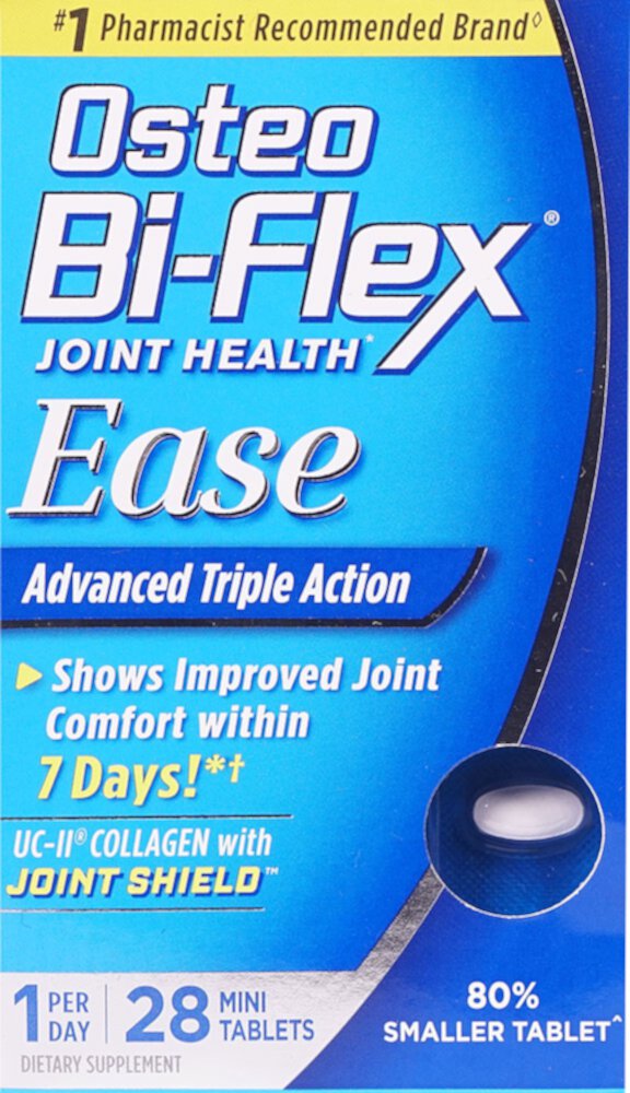 Joint Health Ease Advanced тройного действия – 28 мини-таблеток Osteo Bi-Flex