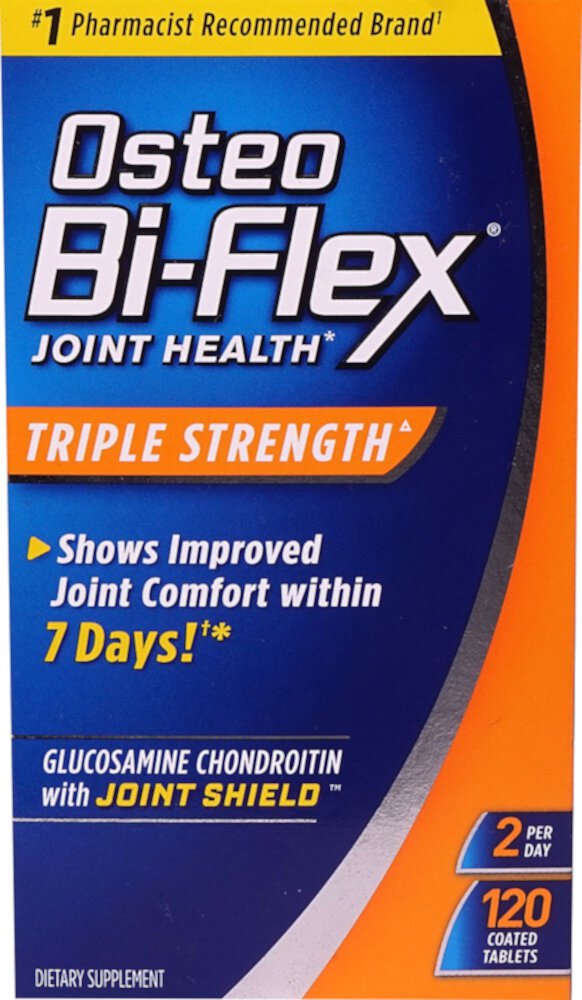 Здоровье суставов Triple Strength, 120 таблеток, покрытых оболочкой Osteo Bi-Flex