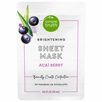 Осветляющая тканевая маска для лица Acai Berry — 1 маска Simple Truth