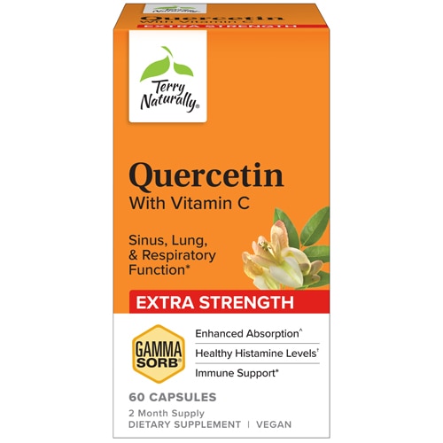 Quercetin with Vitamin C - Ultra Absorption -- 60 Capsules (Капсулы) Terry Naturally