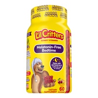 Kids Melatonin-Free Bedtime -- 60 Gummies (Жевательные конфеты) L'il Critters