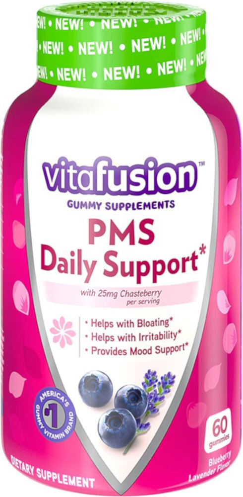 Ежедневная поддержка при ПМС — 60 жевательных конфет Vitafusion