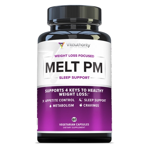 Melt PM Sleep Support — 60 вегетарианских капсул Vitauthority