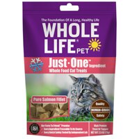 Just One Ingredient Whole Food Cat Treats Pure Salmon Fillet -- 2.5 oz Whole Life Pet
