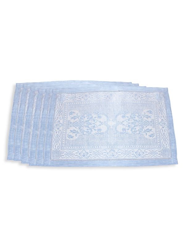 ​6-Piece Astra Linen Placemat Set French Home