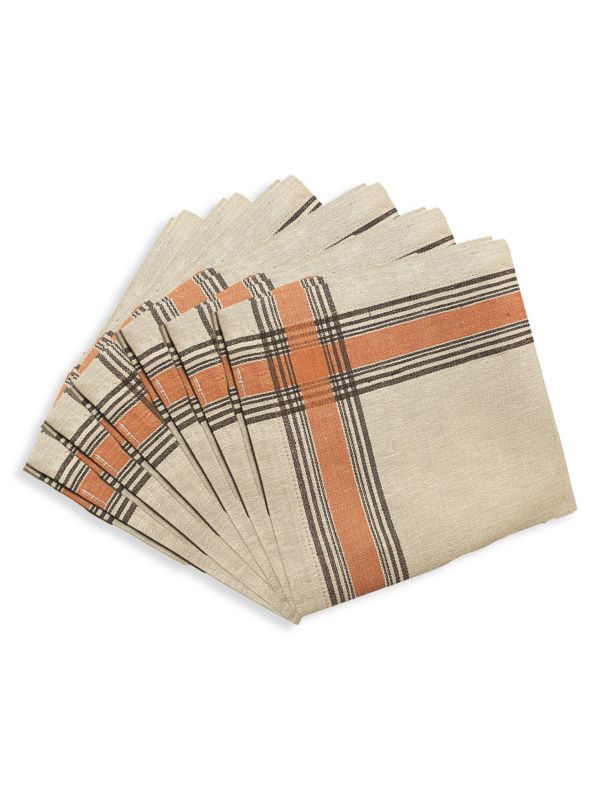 6-Piece Boulevard Linen Napkin Set French Home