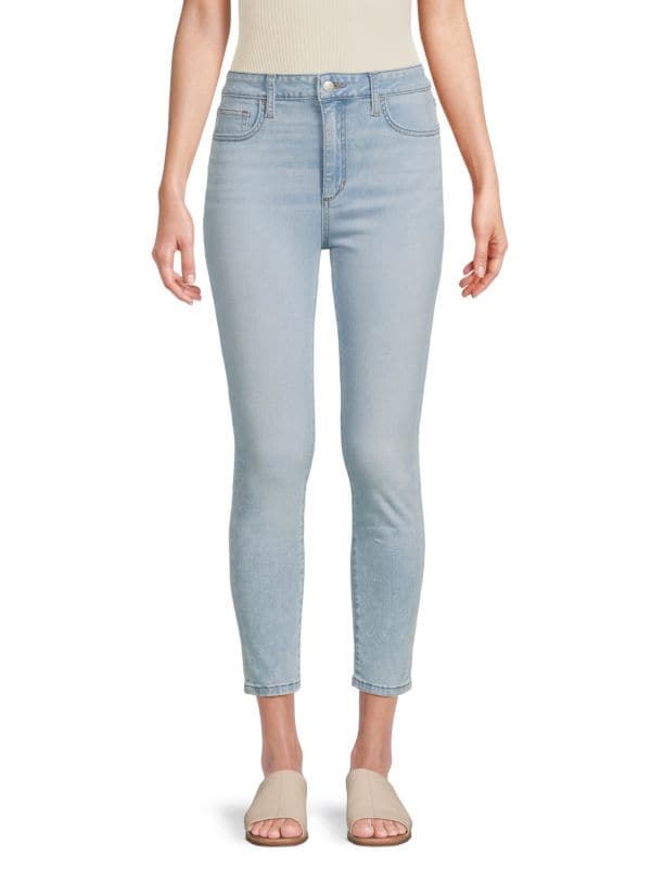 Укороченные джинсы скинни с высокой посадкой Joe's Jeans
