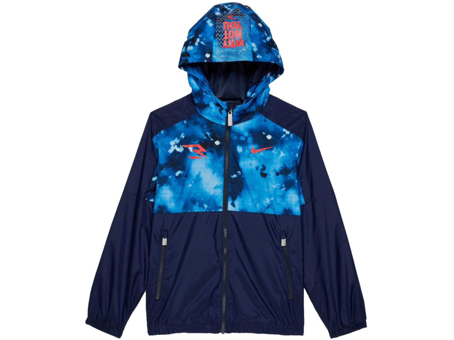 Sideline Badge Print Jacket (Big Kids) Nike 3BRAND Kids