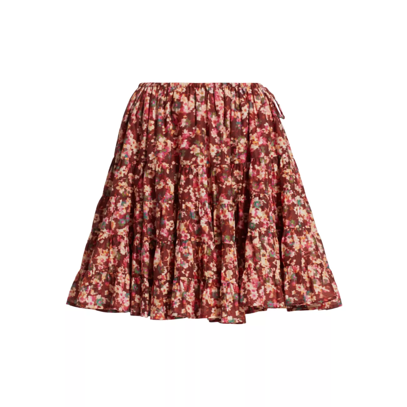 Многоярусная мини-юбка Hill с цветочным принтом Merlette