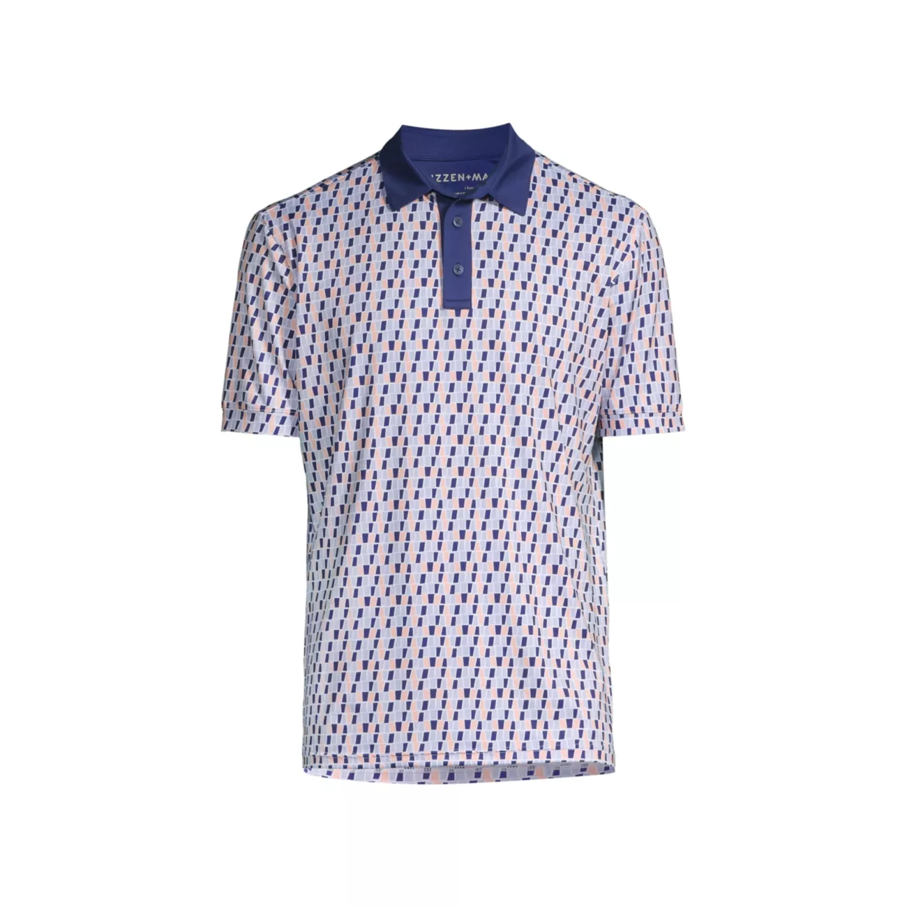 Рубашка-поло с принтом Versa Blueprint MIZZEN+MAIN