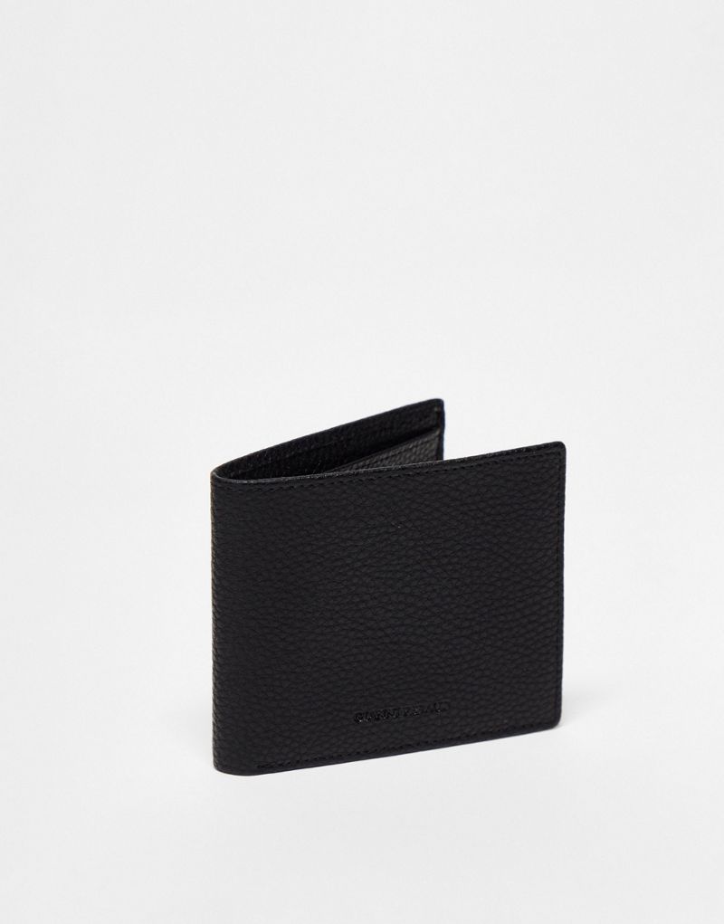 Черный кошелек из плотной зернистой кожи Gianni Feraud Gianni Feraud
