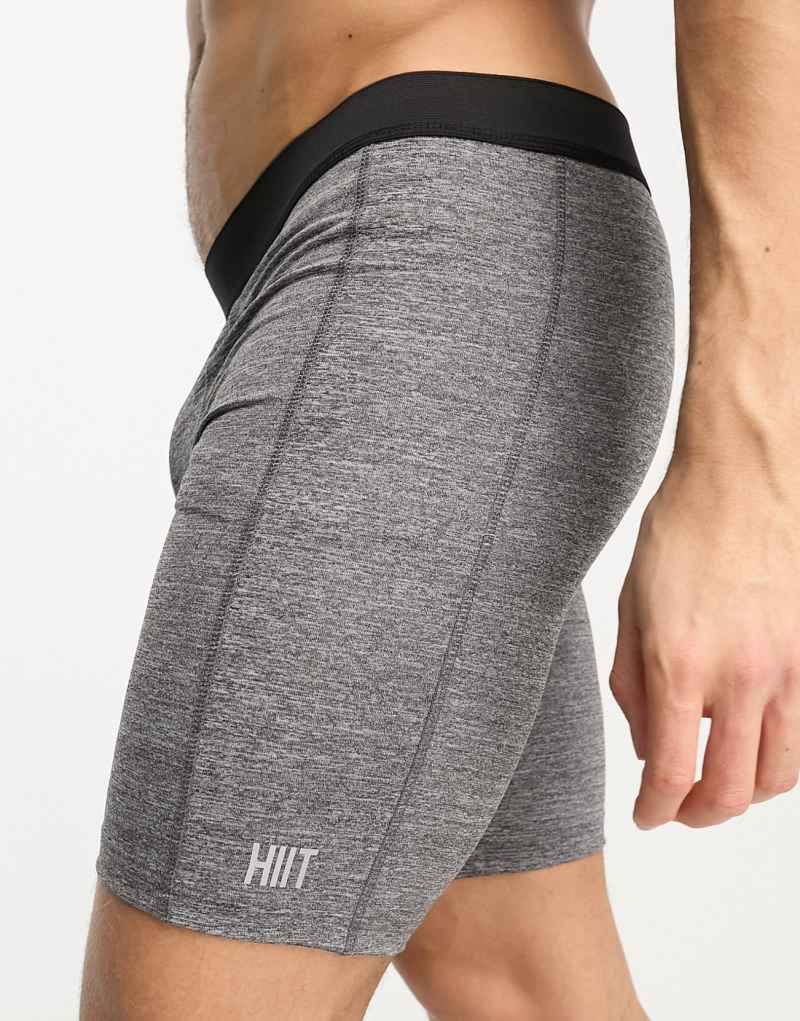 Мужские Шорты HIIT Active Training Boxer Shorts в светло-сером цвете HIIT