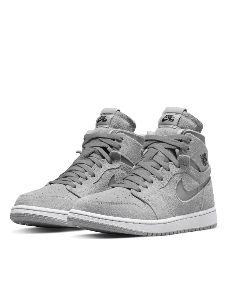 Кроссовки Nike Air Jordan 1 Zoom Comfort тройного серого цвета Jordan