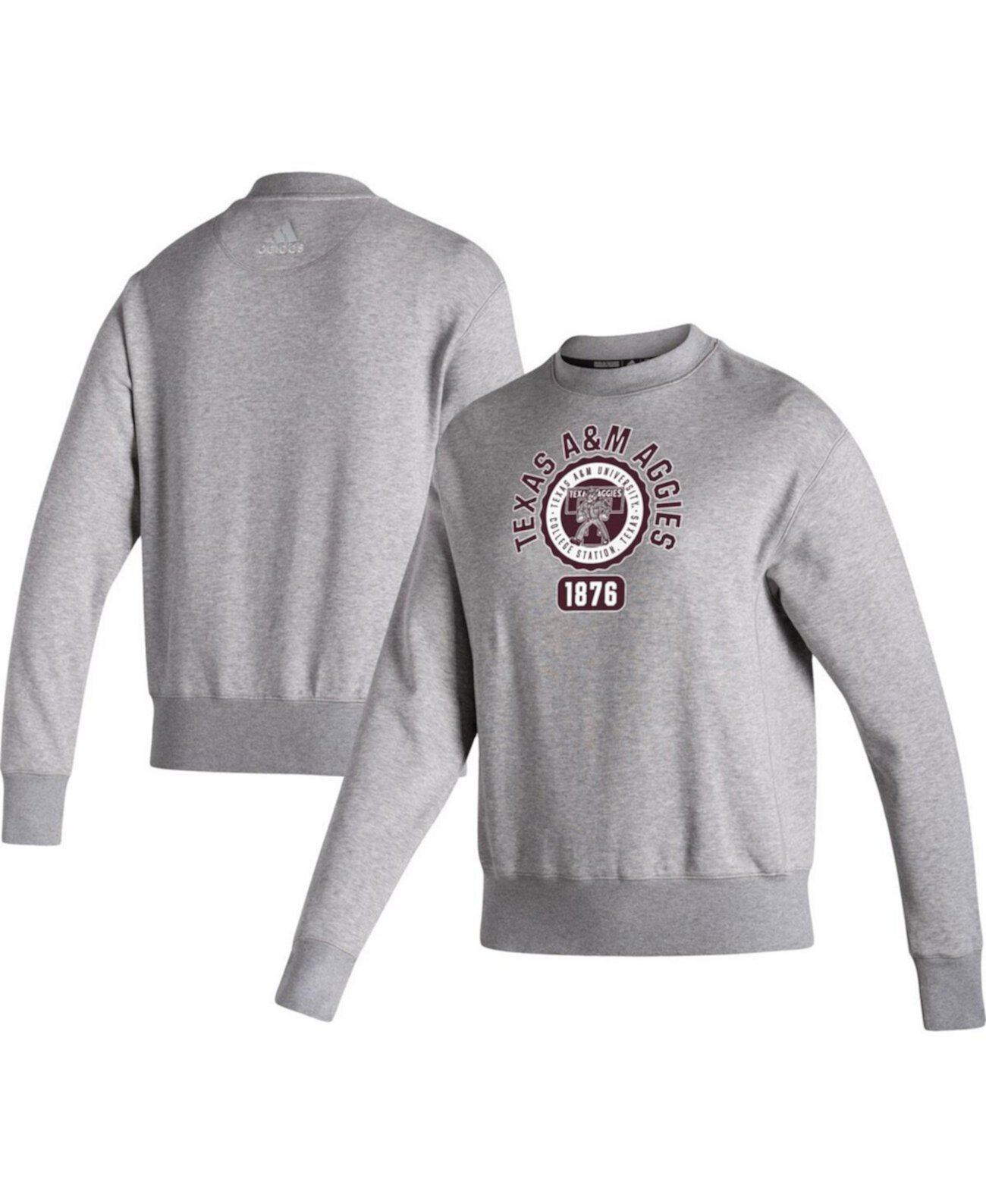 Женский Пуловер Adidas Texas A&M Aggies Vintage-Like Circle Adidas