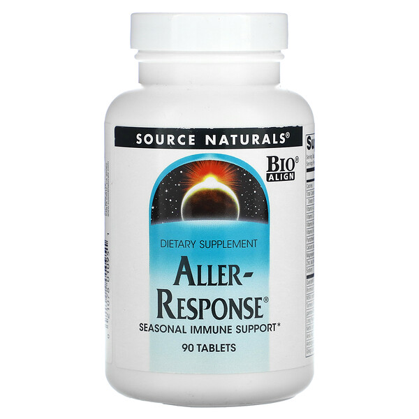 Aller-Response, 90 Tablets Source Naturals