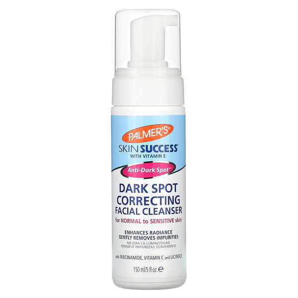 Skin Success с витамином Е, очищающее средство для лица, корректирующее темные пятна, 5 жидких унций (150 мл) Palmer's