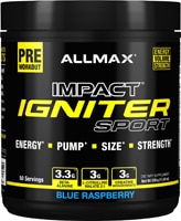 Impact Igniter Sport Blue Raspberry -- 50 Servings (Порции) ALLMAX