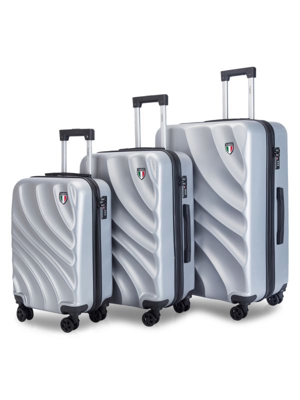 Набор текстурированных чемоданов Cremosa из 3 предметов TUCCI Italy